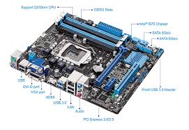 Dual display design for multiple output support. B75m Plus Motherboards Asus Global