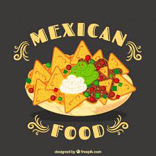 Fundo De Comida Mexicana Com Nachos No Prato Mexican Food Recipes Cute Food Art Food Background
