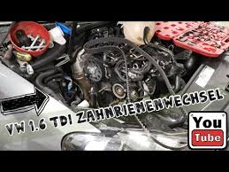 Zunächst stellt sich möglicherweise die frage, ob eine reparatur / instandsetzung möglich ist oder ob der betroffene zahnriemen komplett ausgetauscht werden muss. Vw Golf 6 Vi 1 6tdi Zahnriemenwechsel Wasserpumpe Anleitung Timing Belt Replacement Youtube