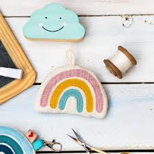 Jaaaa, das mit den walen und dem nähen das ist eine freundsc. Regenbogen Girlande Anhanger Nahanleitung Schnittmuster Von Lange Hand Shop