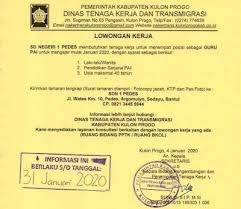 Check spelling or type a new query. Disnakertrans Lowongan Guru Pai Di Sd N 1 Pedes Bantul
