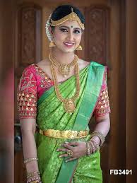 Conventional Green Colored Soft Silk Saree Fb3491 Z Saree Designs Bridal Blouse Designs Indian Bridal