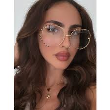 NEW Gucci GG0596OA Gold Round Eyeglasses Frames