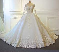 New Design Wedding Dress Full Beading Luxury Lace Bridal Dress Bridal Dresses Lace Designer Wedding Dresses Bridal Dresses