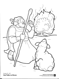Download and print free moses and the burning bush coloring pages to keep little hands occupied at home; Moses The Burning Bush Evergreenchurch