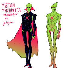 Martian Manhunter Redesigned By Jellajam On Newgrounds The Martian Martian Manhunter Shapeshifter