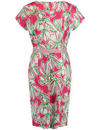 Simple, floral, cute, modern, vintage and more. Sheath Dress With A Floral Pattern In Multicolor Gerry Weber