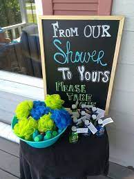 57 Easy Unique Baby Shower Favor Ideas To Fit Any Budget Baby Shower Decorations For Boys Baby Shower Favors Diy Unique Baby Shower Favors