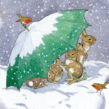 2212 washington street elk horn, ia 51531 712.764.7001 genealogy center. Museums And Galleries Rabbits And Umbrella Pack Of 8 Christmas Cards
