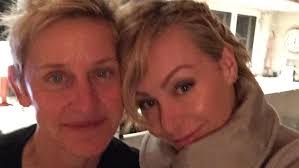 The oscars host first asked m. Ellen Degeneres Portia De Rossi Feiern 10 Jahre Mit Makeup Free Selfies