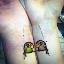 Previous examples of troll posts involved users seeking help on mundane or sensitive personal. Lovely Small Parrots Matching Tattoo For Brother And Sister Or Couple Tags Cool Matching Couples S Tattoos For Lovers Cute Matching Tattoos Friend Tattoos