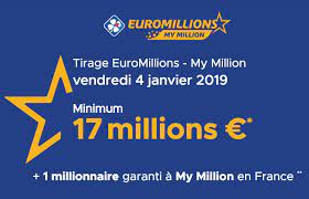 Resultat euromillion du mardi 1er janvier 2019 : Resultat Euromillions My Million Fdj Tirage Du Vendredi 4 Janvier 2019 En Ligne Enquete Debat