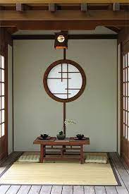 The gravel path contains a japanese dry river bed and an inukshuk sculpture, metaphysically designed. Japanase Decoration Japanese Tea House Japanese Interior Design Japanese Interior