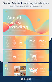 This Modern Marketing Presentation For Social Networks Is 100 Free To Download And Customize W In 2020 Marketing Presentation Social Media Branding Marketing Template