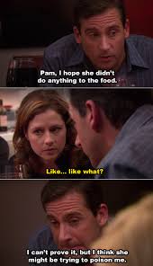 1 dinner party (season 4, episode 13) long considered to be the office 's greatest installment by its fanbase, the painfully cringeworthy dinner party — in which michael and jan have jim, pam, andy, angela, dwight, and his old babysitter over for dinner — holds up on countless viewings. 33 Reasons The Dinner Party Is The Best Episode Of The Office