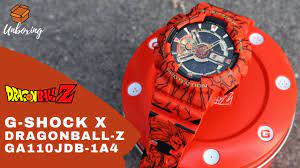 4 days, 7 hours, 37 minutes and 21 seconds wristwatches. Unboxing G Shock X Dragon Ball Z Limited Edition Ga110jdb 1a4 Youtube