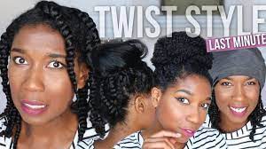 Styling Bedtime Hair For When You Need To Run A Quick Errand Video Black Hair Informati Natural Hair Styles Natural Hair Styles Easy Natural Hair Care Tips