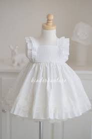 Girls Communion Baptism White Grace Flutter Dress Flutter Dress Red Gingham Dress White Baby Dress