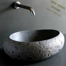 stone bowl sinks oval style countertop