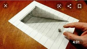 25+ super fun 3d drawings on paper. What Is 3d Art Attach Pic Of 3d Art Brainly In