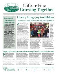 $20 per night (out of state residents surcharge additional $5 per night) address: Clifton Fine Growing Together By Northern New York Community Foundation Issuu