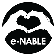 e‑NABLE logo: Giving the World a Helping Hand