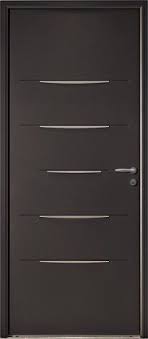 Alinea Porte D Entree Aluminium Contemporaine Sans Vitrage Porte Entree Aluminium Entree Porte Metallique