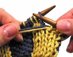 These loops are interwoven so that the two layers are intertwined and will not separate. Position Of The Working Yarn Double Knitting Knitting Tutorial Double Knitting Tutorial