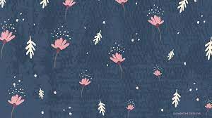 Free Wallpaper Dainty Falling Flowers Cute Desktop Wallpaper Computer Wallpaper Desktop Wallpapers Flower Desktop Wallpaper