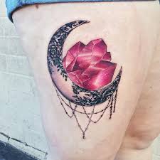 Gefallt 329 Mal 10 Kommentare Kaitlin Dutoit Tattoosbykaitlin Auf Instagram Moon Moontattoo Rose Tattoos For Women Crystal Tattoo Beautiful Tattoos