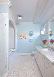 The blue subway tile provides a focal point in the kids bathroom. 10 Adorable And Creative Children S Bathroom Ideas Megan Morris
