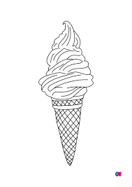 A colorier, un petit garçon mis en garde par sa maman. Coloriage Gastronomie A Imprimer Glace A L Italienne