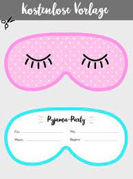 Erfrischend anders, die einladungskarten zum geburtstag von sendmoments! Pyjama Party Einladung Kreative Einladungskarten In Pdf Druckvorlagen Und Jpg Einladung Pyjamaparty Einladungskarten Zum Ausdrucken Geburstagseinladung Kinder