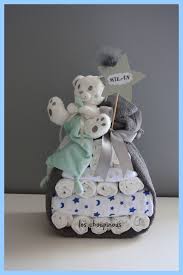 Cadeau Bebe Garcon Naissance Bapteme Gateau De Couches Decoration Pour Enfants Par Les Choupinou Cadeau Bebe Garcon Gateau De Couches Cadeau Naissance Garcon