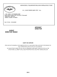 Ro 16828396 sc electrificare cfr sa. Caiet De Sarcini Cadastru