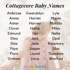 Cottagecore Baby Names Turn Back The Clock Baby Names Cool Baby Names Cute Baby Names