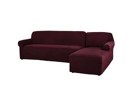 York slope arm slipcovered left arm sofa with chaise sectional with bench cushion, down blend wrapped cushions, brushed canvas stone. Subrtex 2 Piece L Shape Sectional Sofa Slipcovers With Left Right Chaise Sleeves Jacquard High Stretch Couch Cover Soft Elastic Furniture Protector 2 Seater Couch Cover For Home Living Room Bedroom Newegg Com