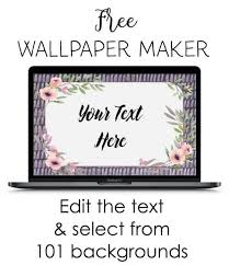 free wallpaper maker customize
