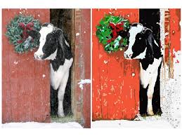 New Order A Paint By Number Version Of Simple Country Pleasures Painting Cow Painting Cow Art