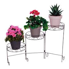 Take a look throughout this selection and see what strikes your fancy below. Black Kinzo 3 Tiered Plant Stand Indoor Outdoor Metal Plant Pot Stand Flower Display Shelf Holder With Classy Timeless Design Fahrschule Kursatvarol De