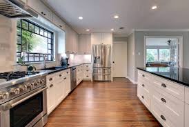 The common color of the costco kitchen cabinets. 75 Beautiful Bamboo Floor Kitchen With Shaker Cabinets Pictures Ideas April 2021 Houzz