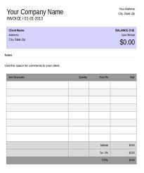 If you're interested in a more customized solution, freshbooks offers a free. Invoice Templates Free Word Templates