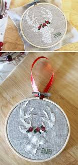 Counted cross stitch buck free printable download patterns not on pinterest. Christmas Deer Cross Stitch Pattern Instant Download Finishing Details Cross Stitch Christmas Ornaments Deer Cross Stitch Cross Stitch Patterns
