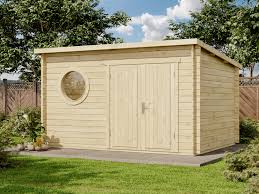 Unser eher klassisches gartenhaus clockhouse hallifax besticht durch das urige spitzdach und dem dachgiebel welches den englischen flair in ihren garten bringt. Gartenhaus Milos 44 B 400 X 300 Cm