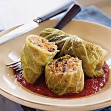 Golabki Polish Stuffed Cabbage Rolls Vegetarian Version Recipe Food Com Food Recipes Cooking Light