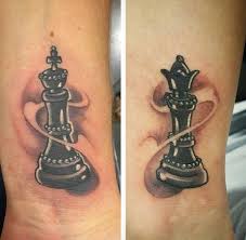 More often men decide to get a tattoo in order to give a full play to their brutality, determination, courage and romance. 101 King And Queen Matching Tattoos For Couples 2020