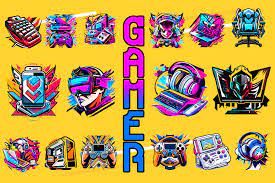 Gamer Logo PNG Files 300bpi Graphic by Backshop18 · Creative Fabrica