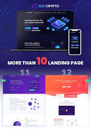 Ico Crypto Bitcoin Cryptocurrency Ico Landing Page Html Template User Dashboard Crypto Bitcoin Bitcoin Business Landing Page