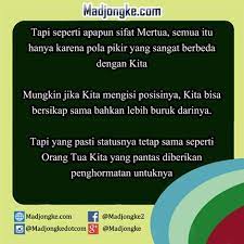 Kalau kamu jadi mertua kelak, jadilah temannya, bukan ibunya. 6 Gambar Kata Kata Susahnya Tinggal Dengan Mertua Madjongke