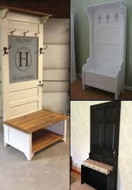 That's what makes cabinet doors the ideal material. Diy Entrance Furniture From Old Doors My Desired Home